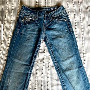 Miss Me Flare Boot Cut jeans size 27, Like New